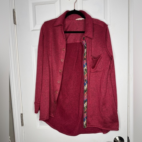 Soft Surroundings Women's‎ Willow Fleece Shacket Shirt Jacket  Size M - Picture 2 of 10